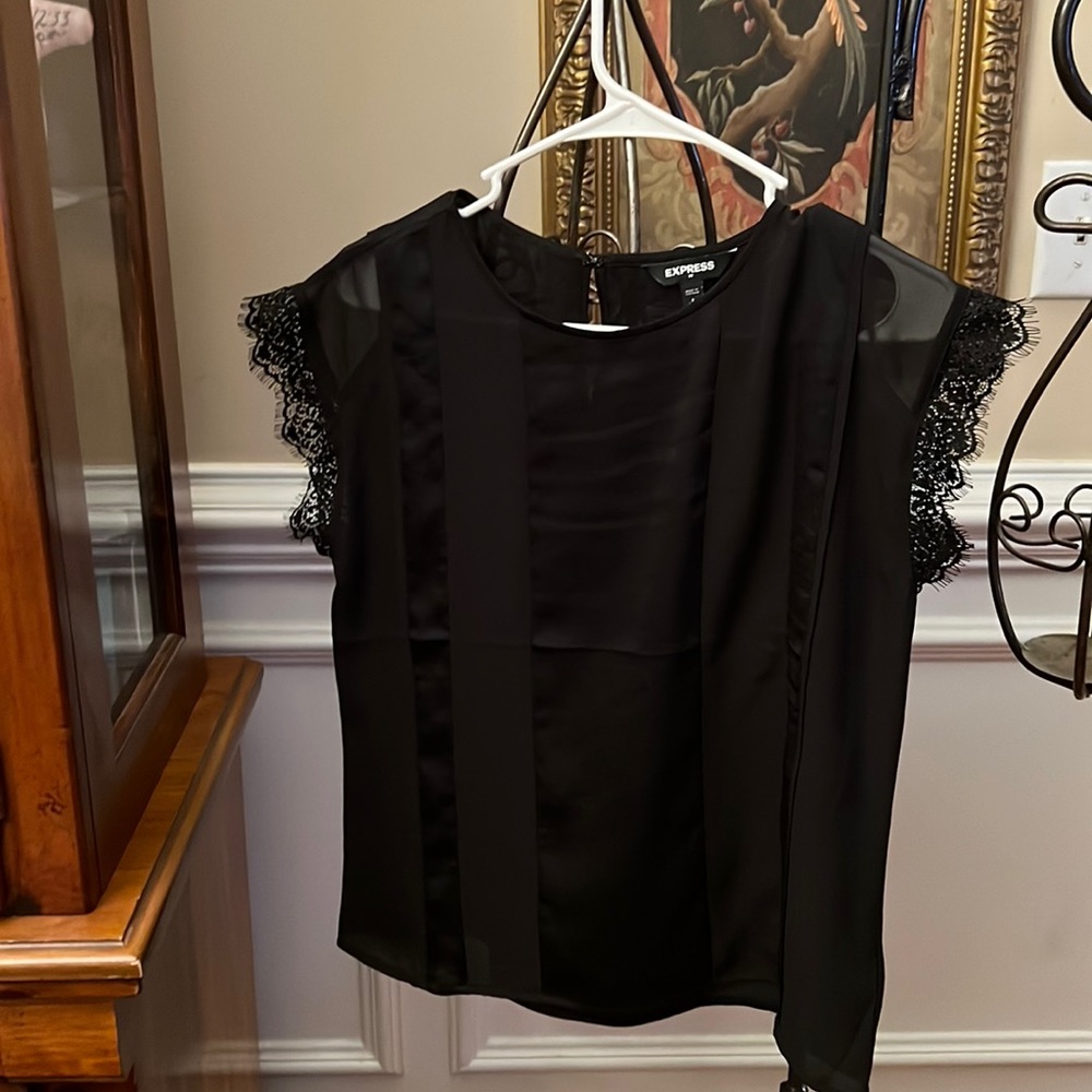 Express Black Top Size S